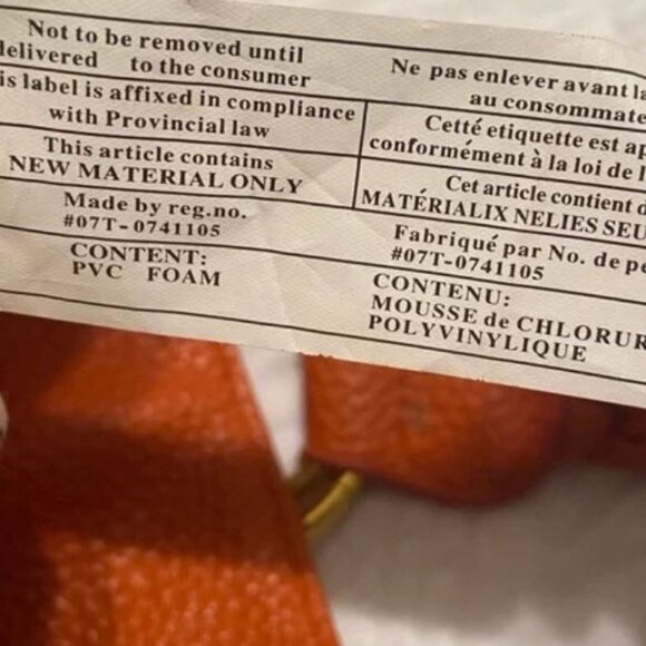 SUPER DEAL!  Aldo Orange Tote/Hobo/Satchel Handbag - Picture 10 of 10